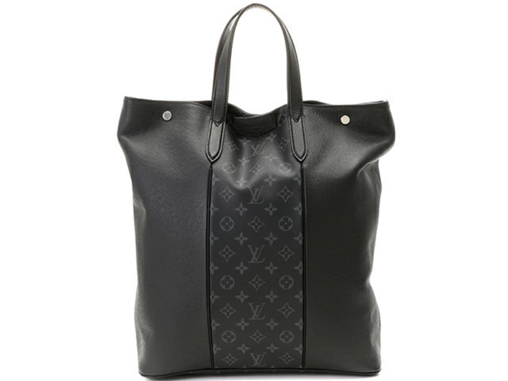 LOUIS VUITTON Bag Tote Outdoor Taigarama Noir Black